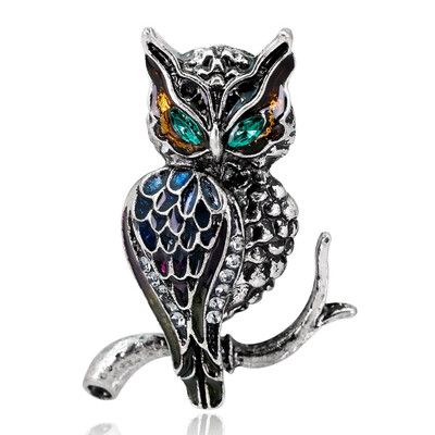 Vintage Metal Crystal Bird Owl Brooch For Women Brooch Collar Pins Corsage Rhinestone Animal Brooch Badges Jewelry Accessories
Vintage Metal Crystal Bird Owl Brooch For Women Brooch Collar Pins Corsage Rhinestone Animal Brooch Badges Jewelry Accessories