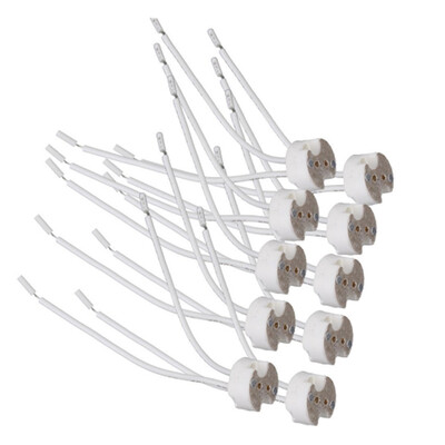 10Pcs MR16 G4 Base Ceramic Socket Lamp Holder -ED Connector CFL Halogen Wired Bulb Adapter
10Pcs MR16 G4 Base Ceramic Socket Lamp Holder -ED Connector CFL Halogen Wired Bulb Adapter
