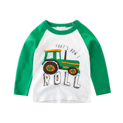 Cartoon Cotton Autumn Shirt Boy Girls Kids Clothing Children T-shirts Dinosaur Print Long Sleeve T Shirts Stripes Tops
Cartoon Cotton Autumn Shirt Boy Girls Kids Clothing Children T-shirts Dinosaur Print Long Sleeve T Shirts Stripes Tops