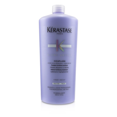 KERASTASE - Blond Absolu Cicaflash Intense Fortifying Treatment Lightened or Highlighted Hair 1000ml34oz
KERASTASE - Blond Absolu Cicaflash Intense Fortifying Treatment Lightened or Highlighted Hair 1000ml34oz