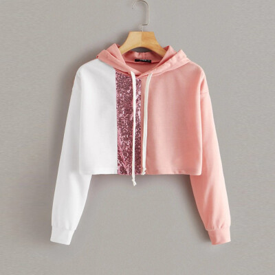 Tailored Fashion Women Loose Long Sleeve Solid Color Sequin Splice Sweatshirt Tops
Tailored Fashion Women Loose Long Sleeve Solid Color Sequin Splice Sweatshirt Tops