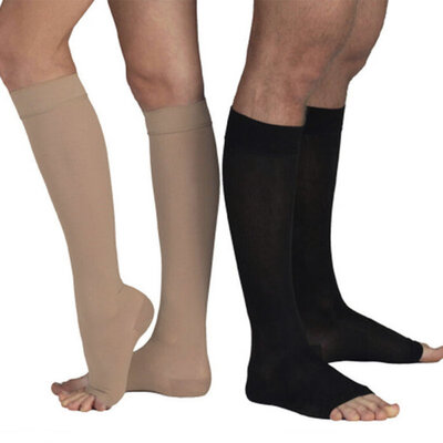 18-21mm Hg Women Yoga Socks COMPRESSION KNEE HIGH Open Toe Men Women Support Lady HOT
18-21mm Hg Women Yoga Socks COMPRESSION KNEE HIGH Open Toe Men Women Support Lady HOT
