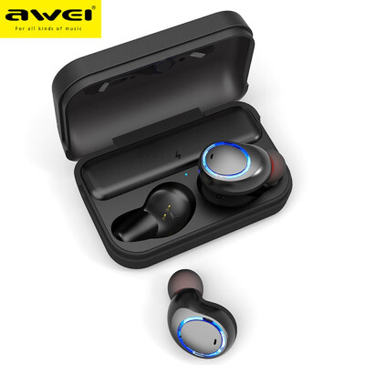 Awei T3 TWS Binaural Bluetooth Earphones Wireless In-ear Stereo Earbuds with Mic&Charging Dock
Awei T3 TWS Binaural Bluetooth Earphones Wireless In-ear Stereo Earbuds with Mic&Charging Dock