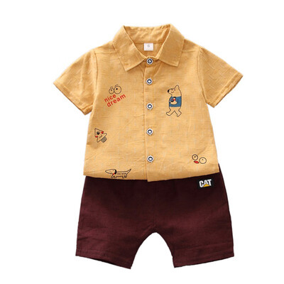 Fashion Boys Clothes Summer Short Sleeve Cartoon Print Tops T-shirtShorts Casual Outfits Sets
Fashion Boys Clothes Summer Short Sleeve Cartoon Print Tops T-shirtShorts Casual Outfits Sets