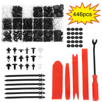 446pcs Car Buckle Combination Set Car Retainer Clips Auto Plastic Clips & Fasteners Kit
446pcs Car Buckle Combination Set Car Retainer Clips Auto Plastic Clips & Fasteners Kit