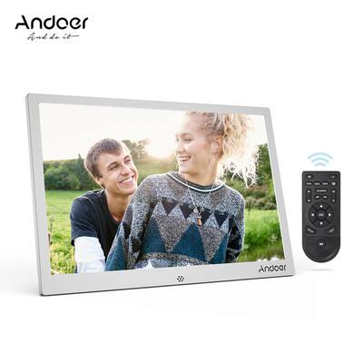 Andoer 12inch LED Digital Photo Frame 1280 800 Resolution Support 1080P Video Random Play Aluminum Alloy with Remote Control C
Andoer 12inch LED Digital Photo Frame 1280 800 Resolution Support 1080P Video Random Play Aluminum Alloy with Remote Control C