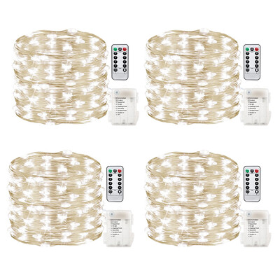 Gobestart 4Pcs Outdoor 5M 50 LEDs Waterproof Batteries Home Decoration Parties Weddings
Gobestart 4Pcs Outdoor 5M 50 LEDs Waterproof Batteries Home Decoration Parties Weddings