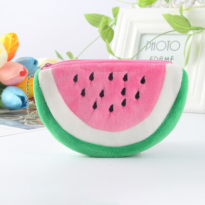 Watermelon Fruit Zipper Embroidery Cartoon Plush Coin Bag Colorful Cute A Gift For Children Baby Plush Toys
Watermelon Fruit Zipper Embroidery Cartoon Plush Coin Bag Colorful Cute A Gift For Children Baby Plush Toys