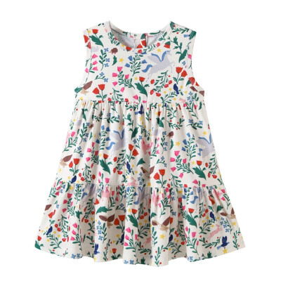 Summer Casual Baby Girls Dress Flower Print Dress Cotton Kids Toddler Sleeveless Sundress
Summer Casual Baby Girls Dress Flower Print Dress Cotton Kids Toddler Sleeveless Sundress