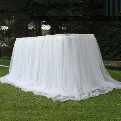 Multi colors table skirt Tutu tulle fabric for wedding party Table decoration textile for home tablecloths accessories hot 2019
Multi colors table skirt Tutu tulle fabric for wedding party Table decoration textile for home tablecloths accessories hot 2019