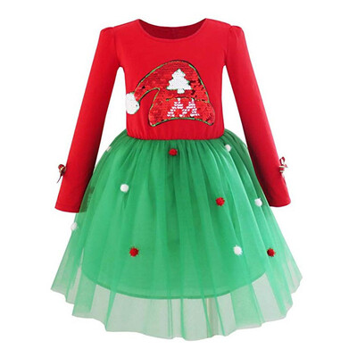New Year Baby Girl Cotton Dress For Girls AutumnChristmas Tree Print Holiday Children Clothing Party Tulle Kids Costume
New Year Baby Girl Cotton Dress For Girls AutumnChristmas Tree Print Holiday Children Clothing Party Tulle Kids Costume