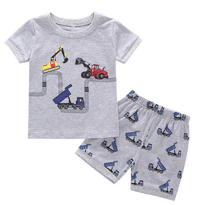 Baby boy girl clothes children set Infants cotton short sleeve printed two-piece suits
Baby boy girl clothes children set Infants cotton short sleeve printed two-piece suits