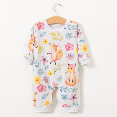 Autumn Baby Boy Girl Casual Romper Infant Cartoon Animal Print Long Sleeve Children Bodysuit Jumpsuit Outfits
Autumn Baby Boy Girl Casual Romper Infant Cartoon Animal Print Long Sleeve Children Bodysuit Jumpsuit Outfits
