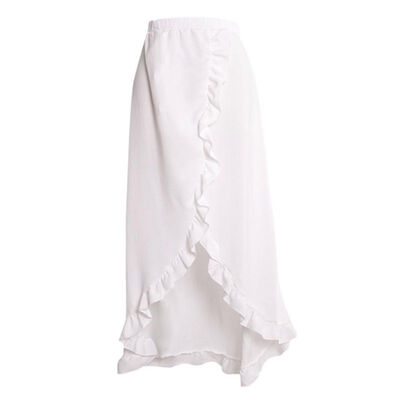 Summer Women Skirts Drawstring Waist Flouncing Maxi Skirt Solid Split Irregular Hem Ladies Elegant Cocktail Skirt
Summer Women Skirts Drawstring Waist Flouncing Maxi Skirt Solid Split Irregular Hem Ladies Elegant Cocktail Skirt