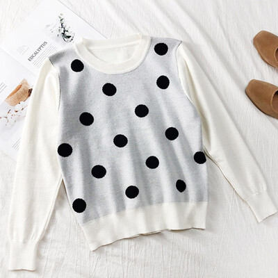 Women Sweater New Autumn Winter Warm Long Sleeve Knitted Sweaters Pullover Dot Jumper Female Casual Pull Femme jersey mujer
Women Sweater New Autumn Winter Warm Long Sleeve Knitted Sweaters Pullover Dot Jumper Female Casual Pull Femme jersey mujer