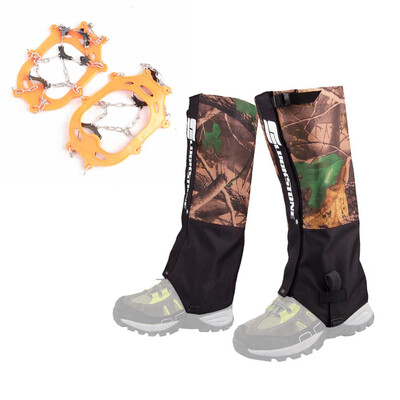 Outdoor Adult Kids Leg Gaiters Ice Cleats Kits Snow Grips Breathable Windproof Boot Gaiters Guard Cover
Outdoor Adult Kids Leg Gaiters Ice Cleats Kits Snow Grips Breathable Windproof Boot Gaiters Guard Cover
