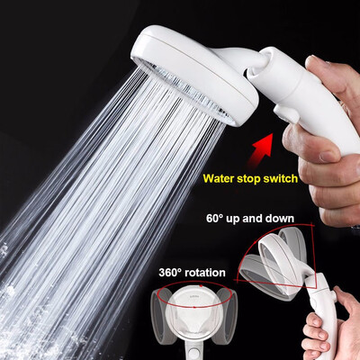 Rotatable Bathroom Shower Head Filtration Handheld Nozzle Water-saving Shower Negative Ion Booster Shower Head
Rotatable Bathroom Shower Head Filtration Handheld Nozzle Water-saving Shower Negative Ion Booster Shower Head