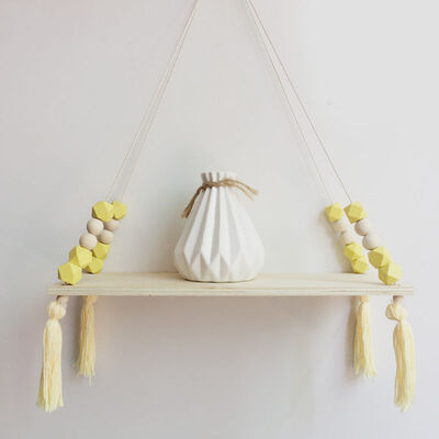 Nordic Style Kids Baby Room Wooden Beads Tassel Wall Shelf Room Storage Organization swing shelf Wall Hanging Decor
Nordic Style Kids Baby Room Wooden Beads Tassel Wall Shelf Room Storage Organization swing shelf Wall Hanging Decor