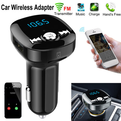 The New Car Kit Wireless Bluetooth MP3 Player Hands-free Call Wireless FM Transmitter USB Car Charger
The New Car Kit Wireless Bluetooth MP3 Player Hands-free Call Wireless FM Transmitter USB Car Charger