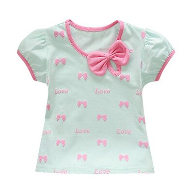 Childrens T-Shirt Baby Girl Clothes Summer Print Kids Bow Short Sleeve Infant Girl Tee Tops Princess Girl Party Clothes
Childrens T-Shirt Baby Girl Clothes Summer Print Kids Bow Short Sleeve Infant Girl Tee Tops Princess Girl Party Clothes