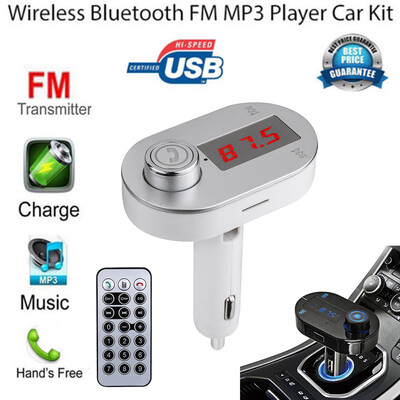 〖Follure〗Bluetooth Wireless FM Transmitter MP3 Player Handsfree Car Kit USB TF SD Remote
〖Follure〗Bluetooth Wireless FM Transmitter MP3 Player Handsfree Car Kit USB TF SD Remote