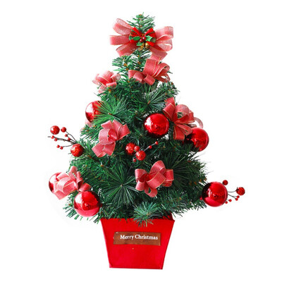 45CM Tall Artificial Christmas Tree Tabletop Mini Ribbon Bow Plastic Ball Ornaments Decorations For Home Office
45CM Tall Artificial Christmas Tree Tabletop Mini Ribbon Bow Plastic Ball Ornaments Decorations For Home Office