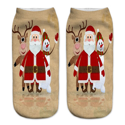 New 3D Printed Christmas Style Women Casual Socks Unisex Cartoon Elk Snowman Santa Socks Cute Unisex Low Cut Ankle Cotton Socks
New 3D Printed Christmas Style Women Casual Socks Unisex Cartoon Elk Snowman Santa Socks Cute Unisex Low Cut Ankle Cotton Socks