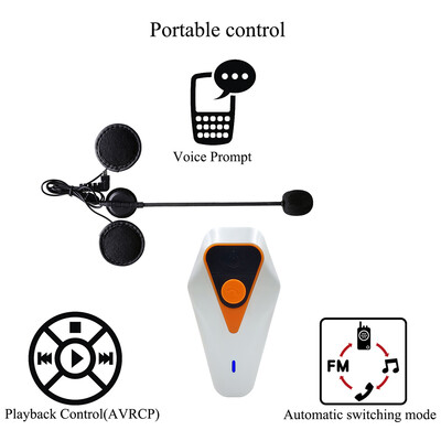 WT002 Motorcycle Helmet Bluetooth Intercom Wireless Interphone with Headphone 1000M Full-duplex Support IPX5 Waterproof FM Hands-f
WT002 Motorcycle Helmet Bluetooth Intercom Wireless Interphone with Headphone 1000M Full-duplex Support IPX5 Waterproof FM Hands-f