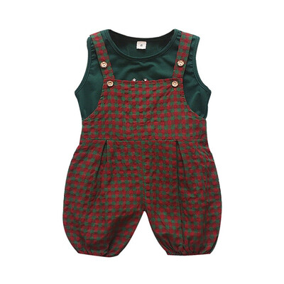 Summer Baby Girls Casual Sleeveless Cartoon Print Vest TopsPlaid Suspenders Bib Pants Shorts Suits Costume Set
Summer Baby Girls Casual Sleeveless Cartoon Print Vest TopsPlaid Suspenders Bib Pants Shorts Suits Costume Set