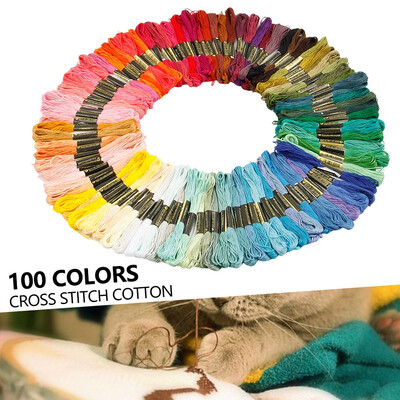 100450Pcs Cotton DMC Multi Colors Cross Floss Stitch Thread Embroidery Sewing Skeins Home Arts & Crafts Art Accessories
100450Pcs Cotton DMC Multi Colors Cross Floss Stitch Thread Embroidery Sewing Skeins Home Arts & Crafts Art Accessories