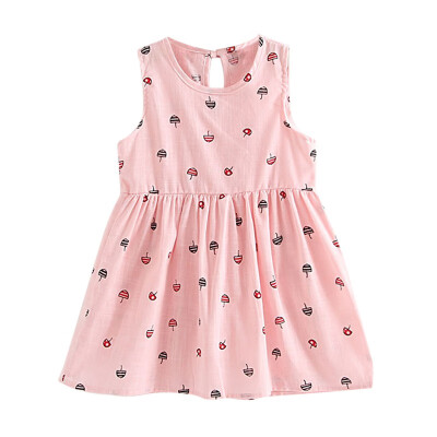 Childrens Clothing For Girls Summer Toddler Girl Sleeveless Floral Printed Dress Casual Children Cotton Sundress Outfit
Childrens Clothing For Girls Summer Toddler Girl Sleeveless Floral Printed Dress Casual Children Cotton Sundress Outfit