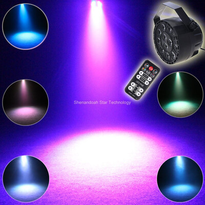 ESHINY Mini RGBW 12 LED Color Remote Lamp DMX 512 8CH Flash Par Stage Party DJ Equipment Lumiere Dance Shop Beam Light R2
ESHINY Mini RGBW 12 LED Color Remote Lamp DMX 512 8CH Flash Par Stage Party DJ Equipment Lumiere Dance Shop Beam Light R2