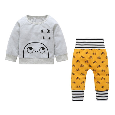 2018 Cartoon Baby Set Shirtpants 2pcs Childrens Clothing Set Outfit Toddler Baby Boys Long Sleeves Set 3M-18M For Autumn
2018 Cartoon Baby Set Shirtpants 2pcs Childrens Clothing Set Outfit Toddler Baby Boys Long Sleeves Set 3M-18M For Autumn