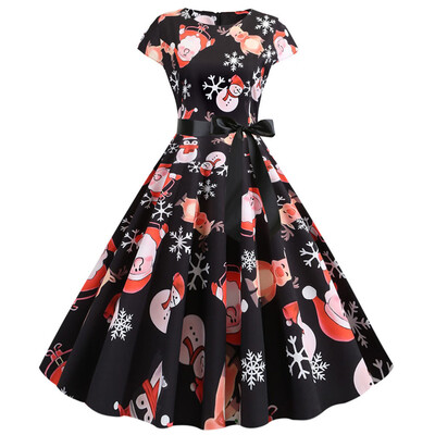 Tailored Women Vintage Short Sleeve Christmas 1950s Housewife Evening Party Prom Dress
Tailored Women Vintage Short Sleeve Christmas 1950s Housewife Evening Party Prom Dress