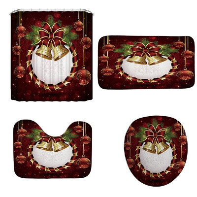 Christmas Bell Pattern Bathroom Four-Piece 3D Digital Printing Multicolor Waterproof Bathroom Four-Piece
Christmas Bell Pattern Bathroom Four-Piece 3D Digital Printing Multicolor Waterproof Bathroom Four-Piece