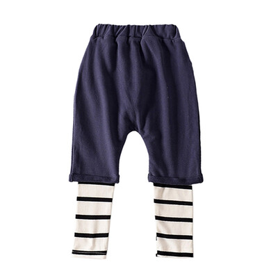 Children Sport Pants Baby Casual Harem Pants Autumn New Stripes Boys Girls Trousers Fake Two Trousers Kids Clothing 2-7T
Children Sport Pants Baby Casual Harem Pants Autumn New Stripes Boys Girls Trousers Fake Two Trousers Kids Clothing 2-7T