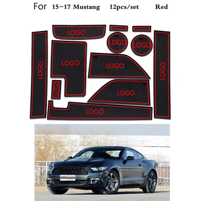 12pcs Replacement for Ford 2015-2017 Mustang Car Stying Gate Slot Mat Anti-Slip Interior Door Pad
12pcs Replacement for Ford 2015-2017 Mustang Car Stying Gate Slot Mat Anti-Slip Interior Door Pad
