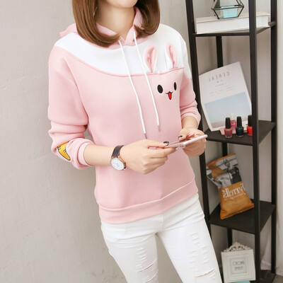 Tailored Fashion Women Top O-Neck Hooded Rabbit Printing Sweatshirt Casual Loose Blouse
Tailored Fashion Women Top O-Neck Hooded Rabbit Printing Sweatshirt Casual Loose Blouse