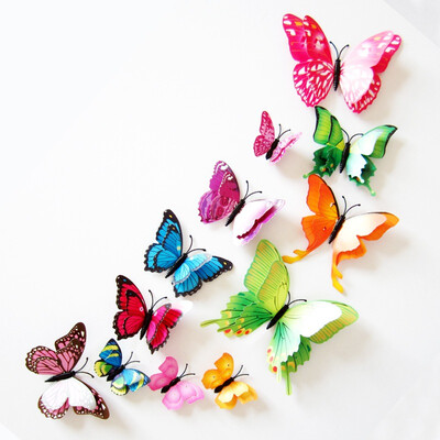 3D PVC Butterfly Bright Set 12pcsPack Fridge Magnet Stickers Simulation Butterfly Double Butterfly Magnet Stickers
3D PVC Butterfly Bright Set 12pcsPack Fridge Magnet Stickers Simulation Butterfly Double Butterfly Magnet Stickers