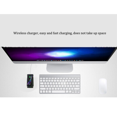 10W QI Fast Wireless Charger Power Cellphone Bracket Phone Holder Stand Black
10W QI Fast Wireless Charger Power Cellphone Bracket Phone Holder Stand Black
