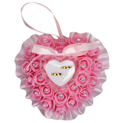 Simulation Foam Multcolor Rose Flower Pillow Ring with Romantic Heart Shape Wedding Box Jewelry Gift Box Wedding Party Supplies
Simulation Foam Multcolor Rose Flower Pillow Ring with Romantic Heart Shape Wedding Box Jewelry Gift Box Wedding Party Supplies