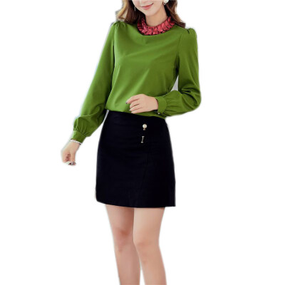 2018 Autumn New Arrival Women Blouses Korean Style Wild Loose Solid Tops Fashion Sweet Long Sleeves Blouse Clothing Hots
2018 Autumn New Arrival Women Blouses Korean Style Wild Loose Solid Tops Fashion Sweet Long Sleeves Blouse Clothing Hots