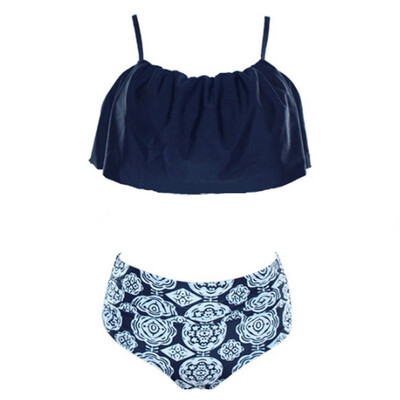 Women High Waist Bikini Set Push Up Retro Ruffle High Waisted Bikini Halter Neck Bikini Two Piece Bathing Suit Swimming Swi Pro
Women High Waist Bikini Set Push Up Retro Ruffle High Waisted Bikini Halter Neck Bikini Two Piece Bathing Suit Swimming Swi Pro