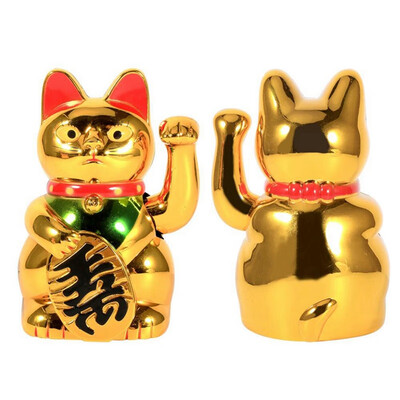 5-inch Electric Hand-cranked Cat Gold Cute Small Cat Table Decoration Plastic Decoration Crafts For Living Room
5-inch Electric Hand-cranked Cat Gold Cute Small Cat Table Decoration Plastic Decoration Crafts For Living Room
