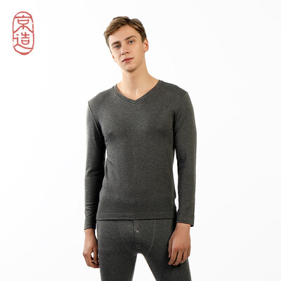 JZAO mens thermal underwear wool thickening autumn clothes long pants warm set dark gray V-neck code
JZAO mens thermal underwear wool thickening autumn clothes long pants warm set dark gray V-neck code