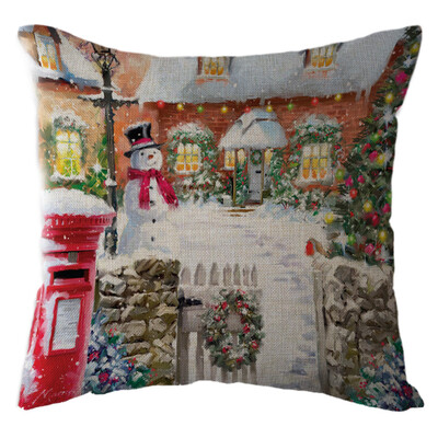〖Follure〗Christmas Snow House Pillow Case Linen Sofa Throw Cushion Cover Home Decor
〖Follure〗Christmas Snow House Pillow Case Linen Sofa Throw Cushion Cover Home Decor