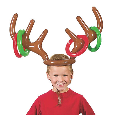 Christmas Head Ring Throwing Ring Toy Children Outdoor Inflatable Deer Leisure Sports Christmas Decoration Gifts Toy Game H x x
Christmas Head Ring Throwing Ring Toy Children Outdoor Inflatable Deer Leisure Sports Christmas Decoration Gifts Toy Game H x x