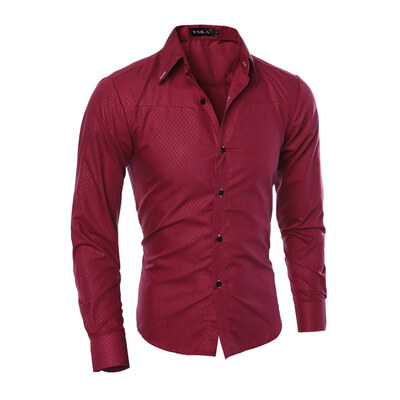 2019 New Men\s Business Shirts Fashion Long Sleeve Slim Dark Plaid Solid Shirt Royal Blue
2019 New Men\s Business Shirts Fashion Long Sleeve Slim Dark Plaid Solid Shirt Royal Blue