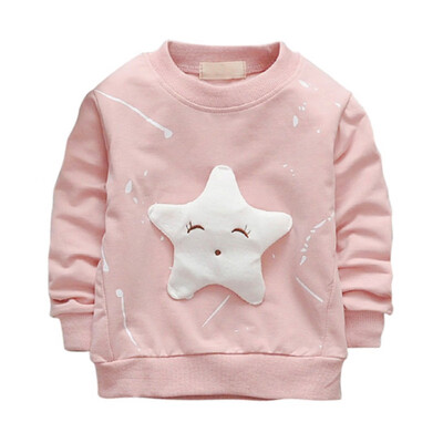 Fashion Children Cartoon Long Sleeved T-shirt all-match Korean Star Girl Jacket Direct Foreign Trade New
Fashion Children Cartoon Long Sleeved T-shirt all-match Korean Star Girl Jacket Direct Foreign Trade New