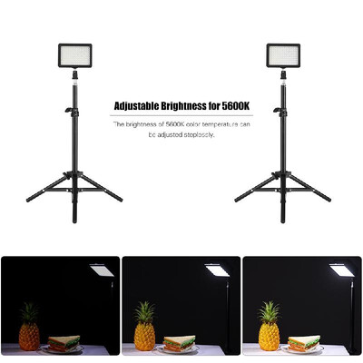 Andoer LED Video Light Kit include 2pcs W160 5600K Mono-Color Dimmable LED Video Light6pcs Color Filters2pcs Max 72cm Light Sta
Andoer LED Video Light Kit include 2pcs W160 5600K Mono-Color Dimmable LED Video Light6pcs Color Filters2pcs Max 72cm Light Sta